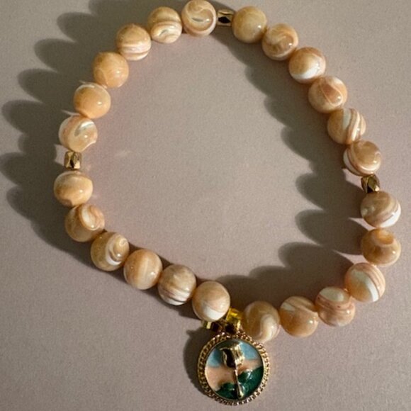 Golden Sand Serenity Bracelet - Picture 1 of 6